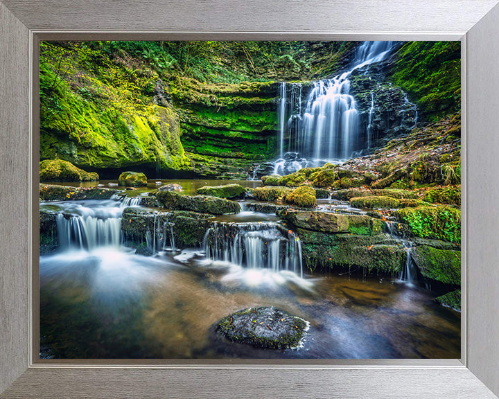 Scaleber Force Waterfall Yorkshire in Summer Photo Print - Canvas - Framed Photo Print - Hampshire Prints