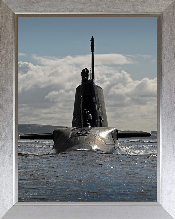 HMS Ambush S120 Royal Navy Astute class Submarine Photo Print or Framed Print - Hampshire Prints