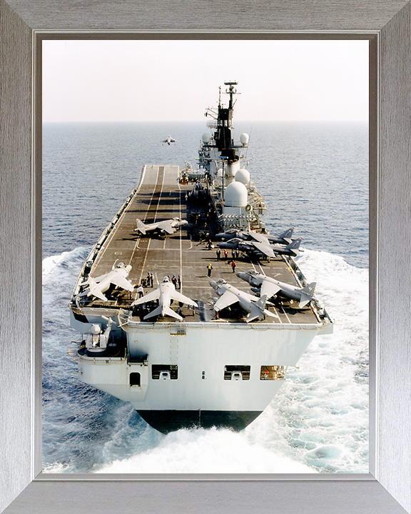 HMS Illustrious R06 Royal Navy Invincible class Aircraft Carrier Photo Print or Framed Print - Hampshire Prints