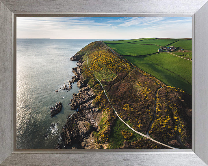 Croyde Bay Devon from above Photo Print - Canvas - Framed Photo Print - Hampshire Prints