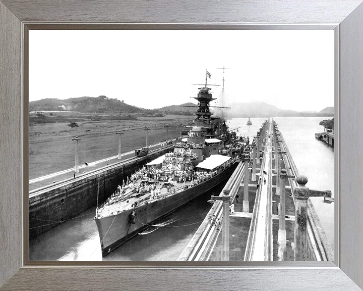 HMS Hood (51) Royal Navy Admiral class battlecruiser Photo Print or Framed Print - Hampshire Prints