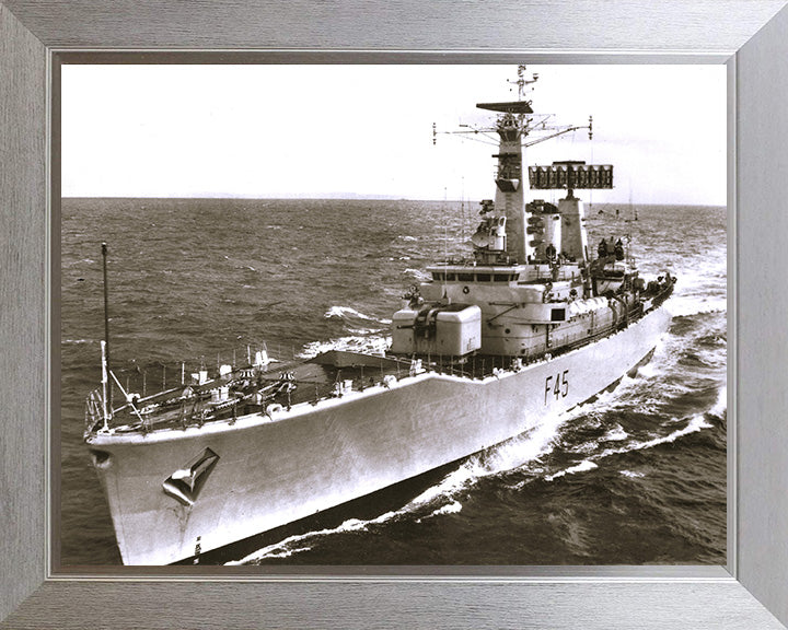 HMS Minerva F45 Royal Navy Leander class Frigate Photo Print or Framed Print - Hampshire Prints