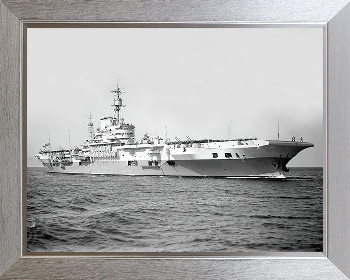 HMS Venerable R63 Royal Navy Colossus class light fleet aircraft carrier Photo Print or Framed Print - Hampshire Prints