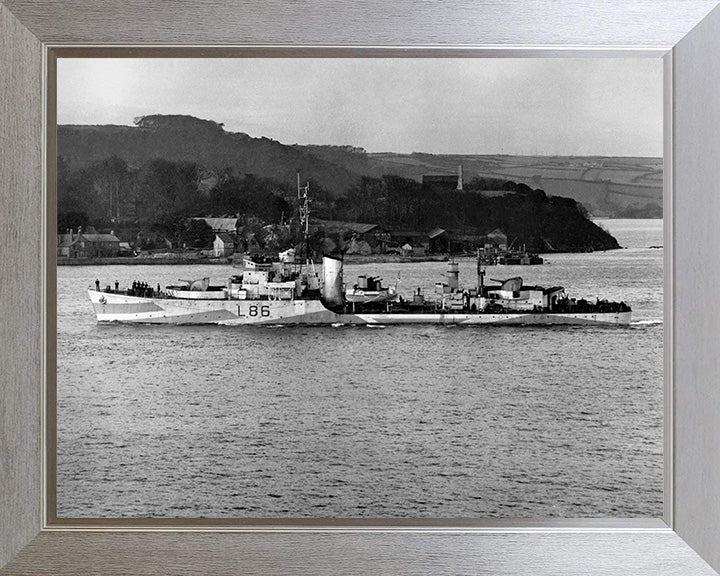 HMS Wensleydale L86 Royal Navy Hunt class destroyer Photo Print or Framed Print - Hampshire Prints