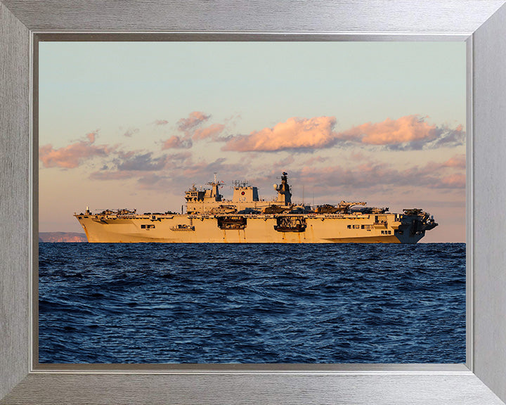 HMS Ocean L12 Royal Navy helicopter carrier Photo Print or Framed Print - Hampshire Prints