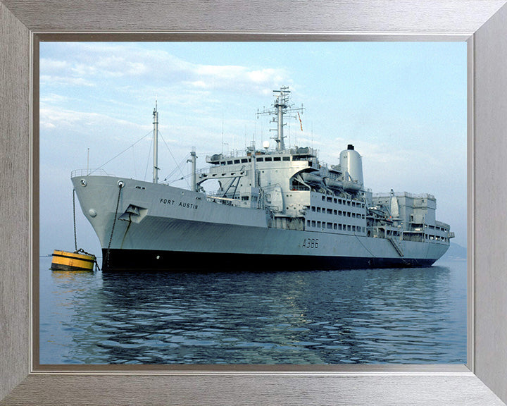 RFA Fort Austin A386 Royal Fleet Auxiliary Fort Rosalie Class replenishment ship Photo Print or Framed Print - Hampshire Prints