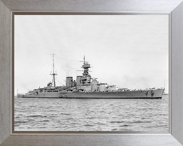 HMS Hood (51) Royal Navy Admiral class battlecruiser Photo Print or Framed Print - Hampshire Prints