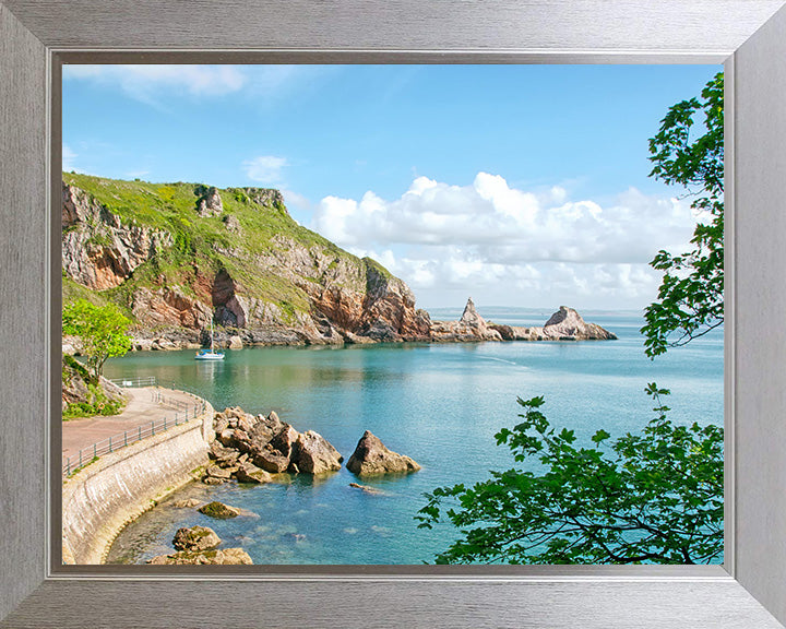 Anstey's Cove Torquay Devon Photo Print - Canvas - Framed Photo Print - Hampshire Prints