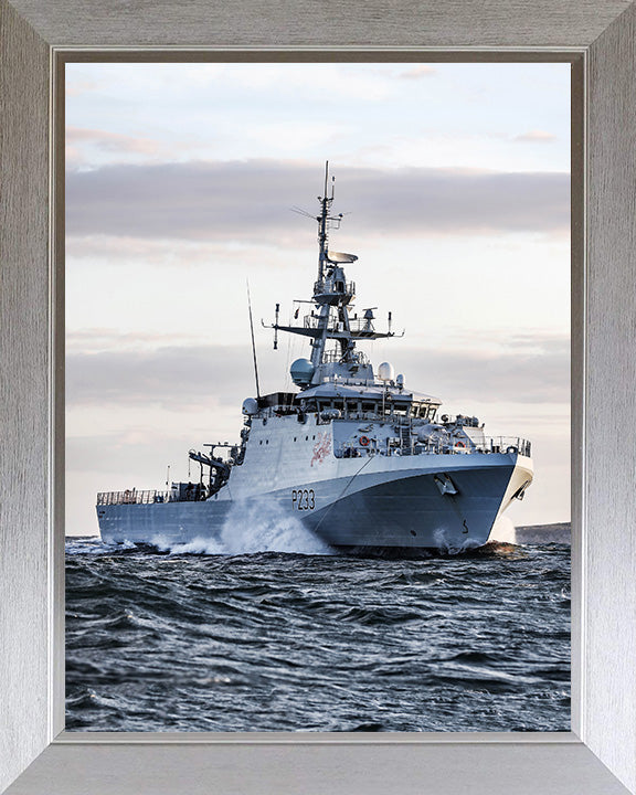 HMS Tamar P233 Royal Navy River class offshore patrol vessel Photo Print or Framed Print - Hampshire Prints