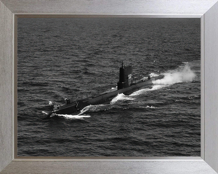 HMS Talent P337 (S37) Royal Navy T class Submarine Photo Print or Framed Print - Hampshire Prints