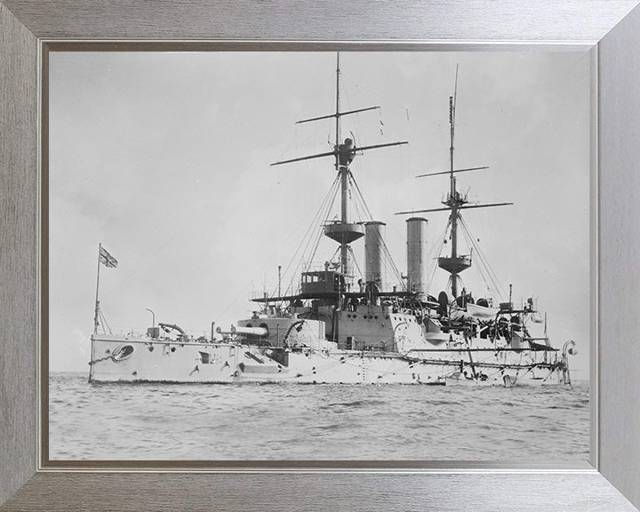 HMS Hood (1859) Royal Navy cruiser Photo Print or Framed Photo Print - Hampshire Prints