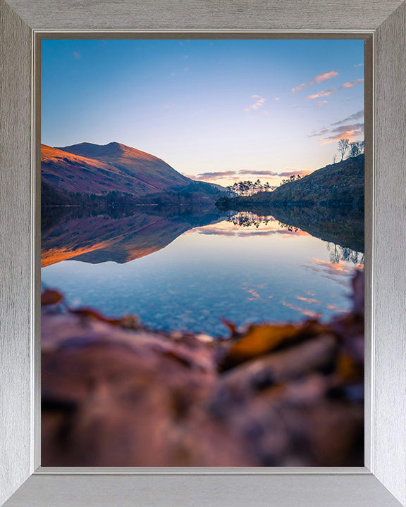 Thirlmere Allerdale the Lake District Cumbria at sunrise Photo Print - Canvas - Framed Photo Print - Hampshire Prints