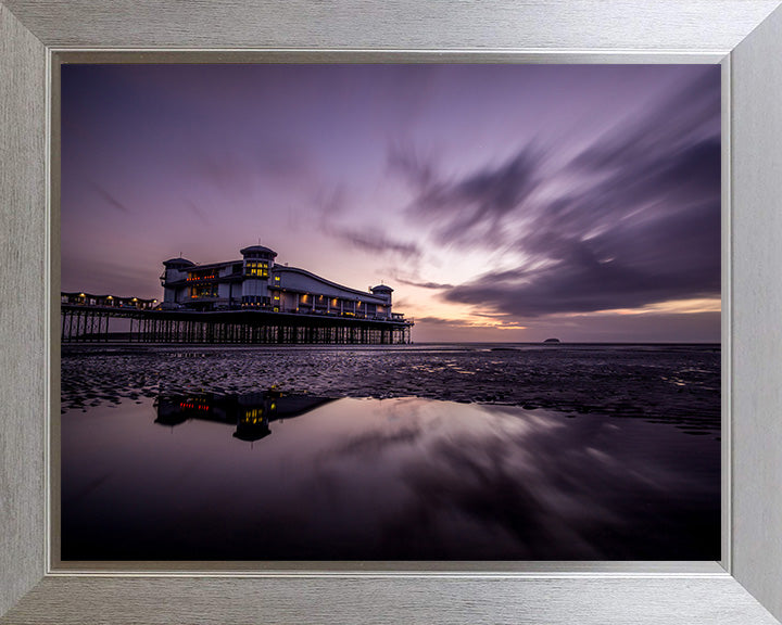 The Grand Pier Weston-super-Mare Somerset at sunset Photo Print - Canvas - Framed Photo Print - Hampshire Prints