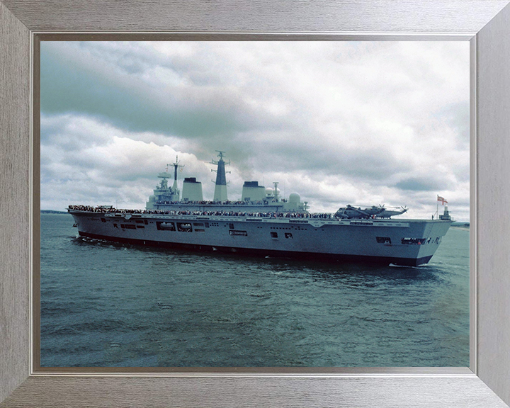 HMS Illustrious R06 Royal Navy Invincible class Aircraft Carrier Photo Print or Framed Print - Hampshire Prints