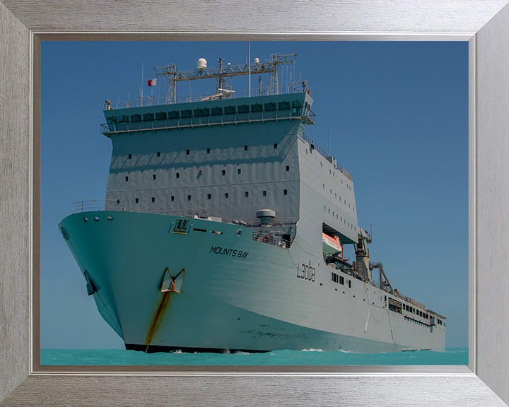 RFA Mounts Bay L3008 Royal Fleet Auxiliary Bay class auxiliary dock landing ship Photo Print or Framed Print - Hampshire Prints