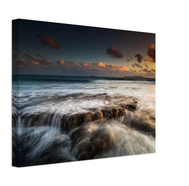 Osmington Bay Dorset at sunset Photo Print - Canvas - Framed Photo Print - Hampshire Prints