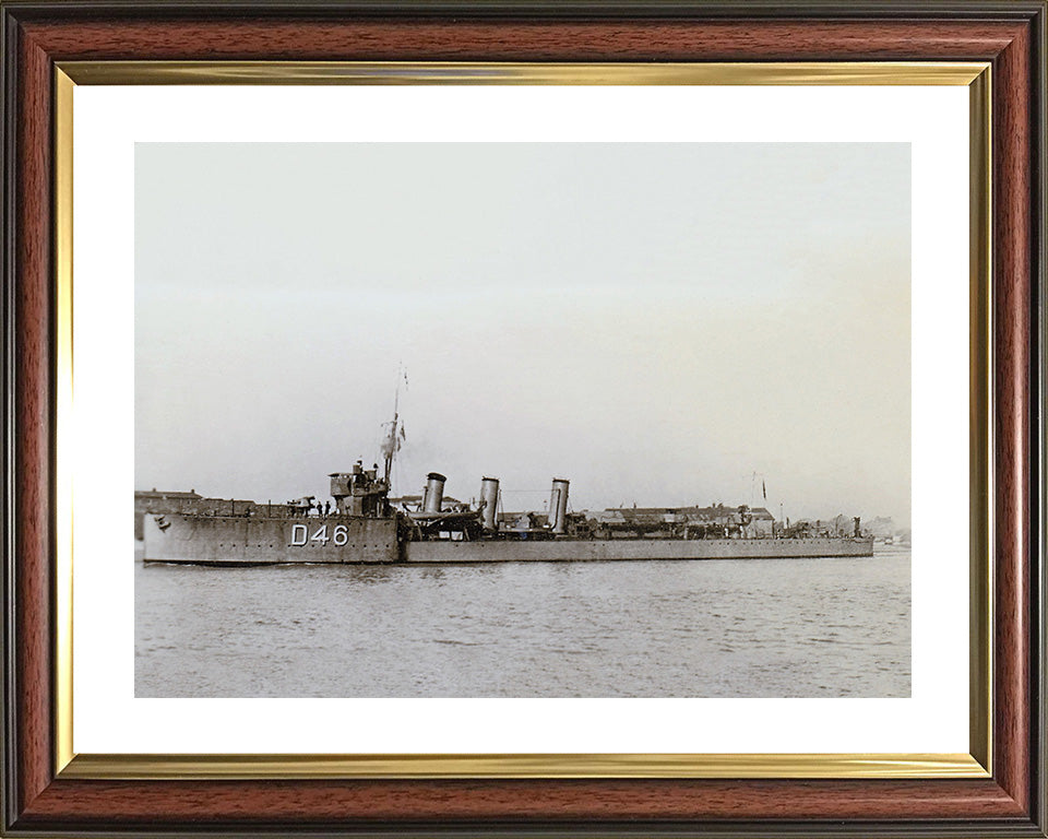 HMS Oracle 1915 Royal Navy Admiralty M class destroyer Photo Print or Framed Print - Hampshire Prints