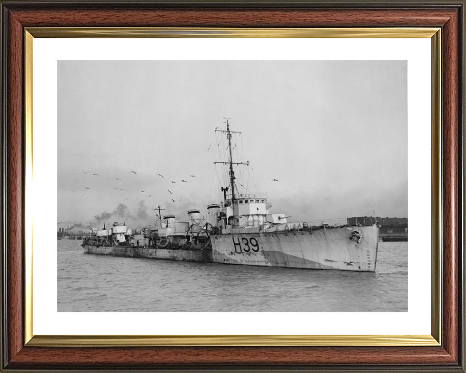 HMS Skate (1917) Royal Navy R class destroyer Photo Print or Framed Print - Hampshire Prints