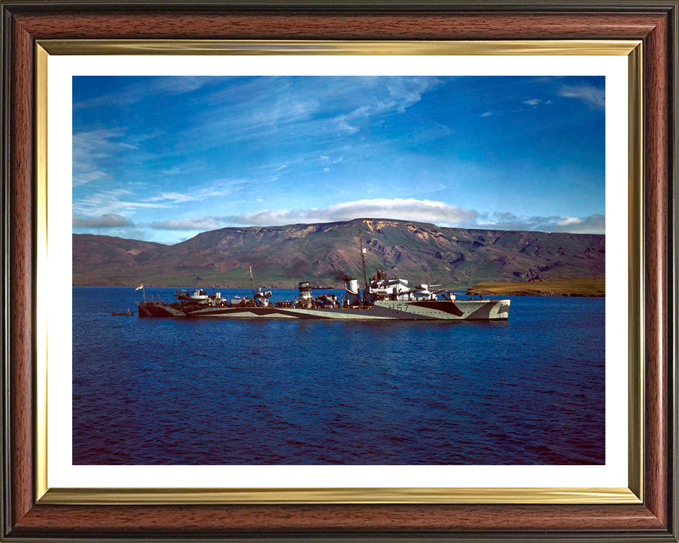 HMS Hesperus H57 Royal Navy H class Destroyer Photo Print or Framed Print - Hampshire Prints