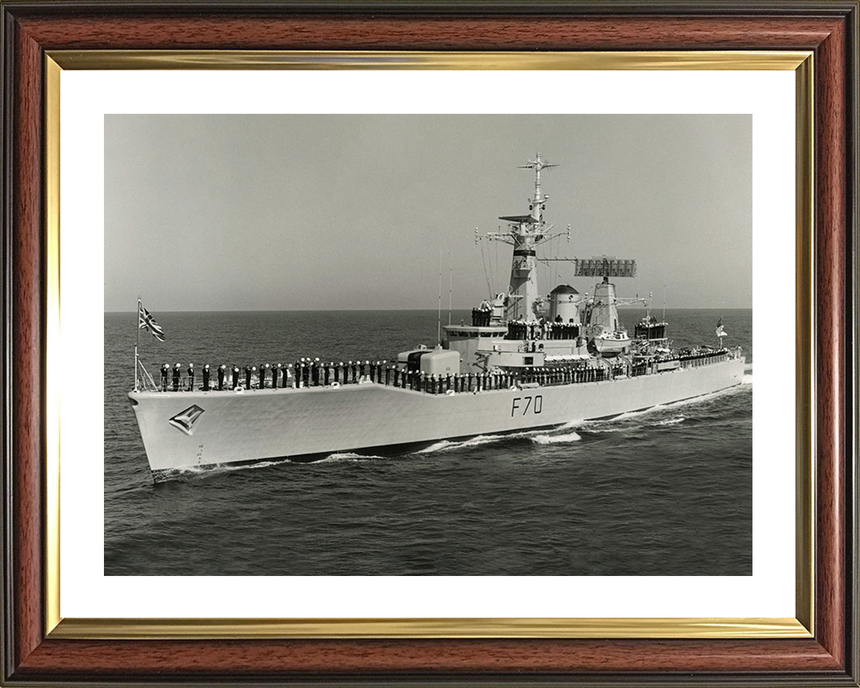 HMS Apollo F70 Royal Navy Leander class Frigate Photo Print or Framed Print - Hampshire Prints