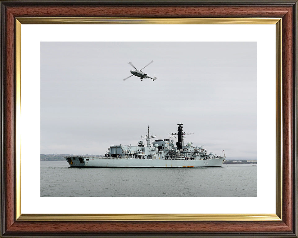HMS Portland F79 Royal Navy Type 23 frigate Photo Print or Framed Print - Hampshire Prints
