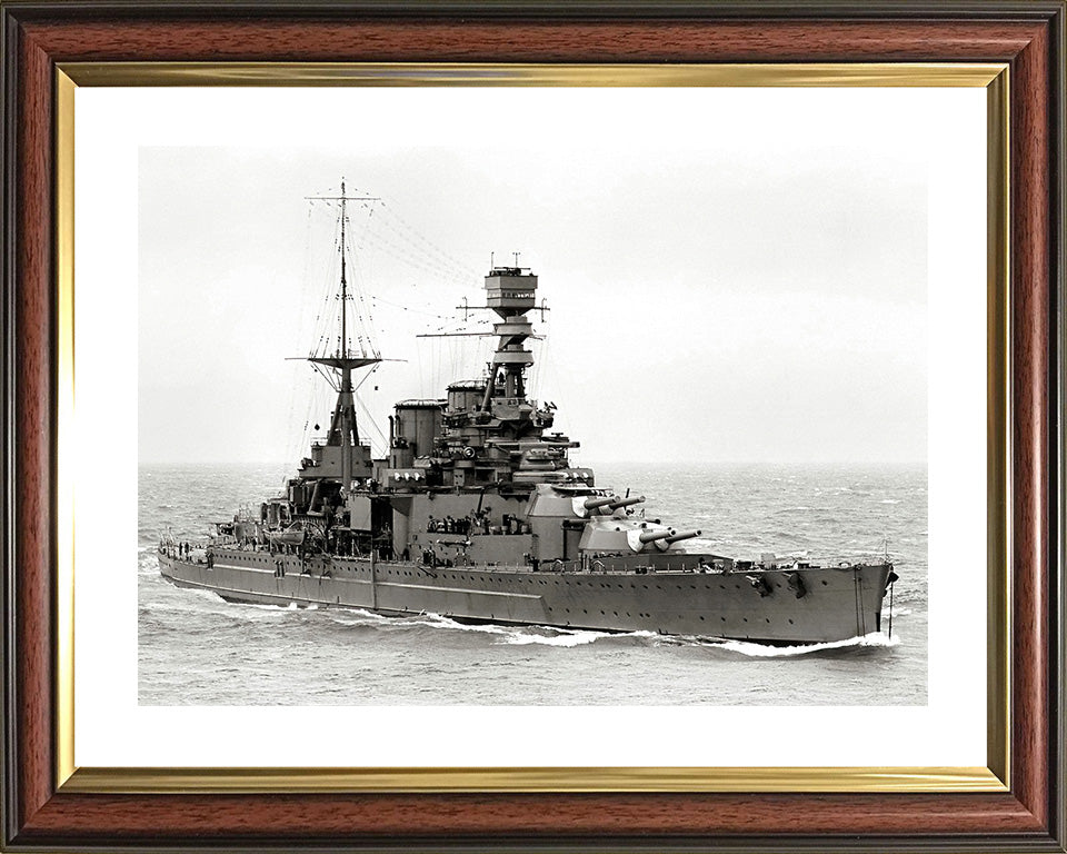 HMS Repulse (1916) | Photo Print | Framed Print | Renown Class | Battlecruiser | Royal Navy - Hampshire Prints