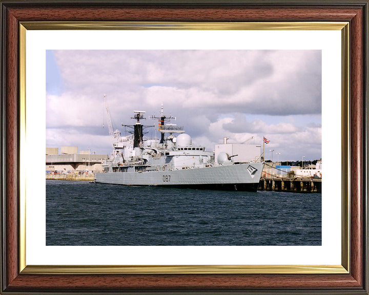 HMS Newcastle D87 Royal Navy Type 42 destroyer Photo Print or Framed Photo Print - Hampshire Prints