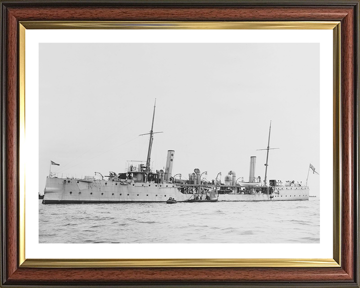 HMS Harrier (1894) Royal Navy Dryas class gunship Photo Print or Framed Print - Hampshire Prints