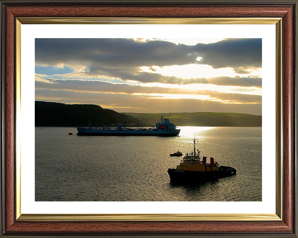 RFA Bayleaf A109 Royal Fleet Auxiliary Leaf class support tanker Photo Print or Framed Print - Hampshire Prints