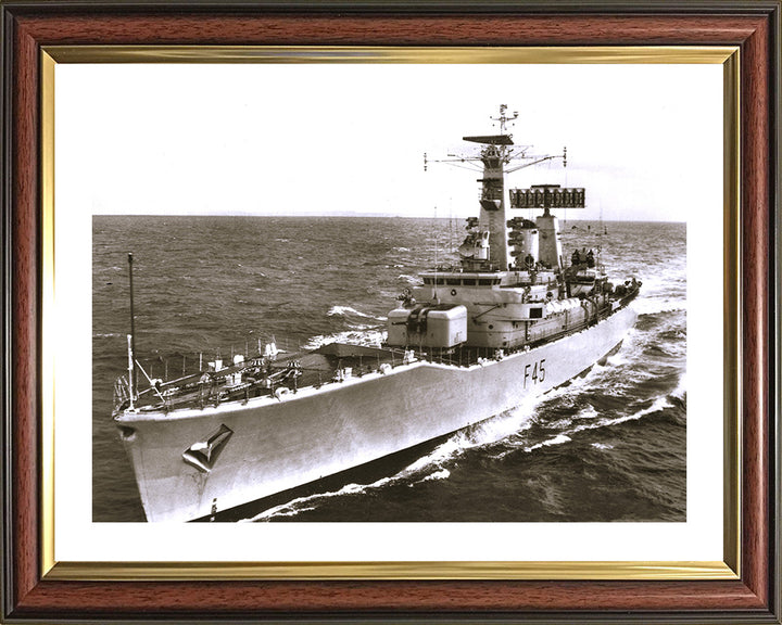 HMS Minerva F45 Royal Navy Leander class Frigate Photo Print or Framed Print - Hampshire Prints