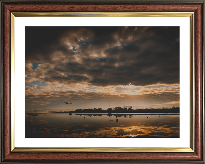 The River Exe Devon at sunset Photo Print - Canvas - Framed Photo Print - Hampshire Prints