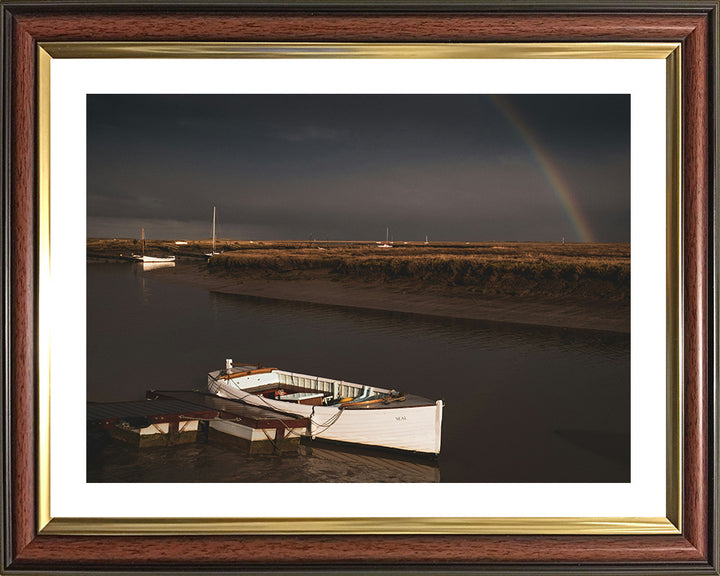 Rainbow over Blakeney Marshes Norfolk Photo Print - Canvas - Framed Photo Print - Hampshire Prints