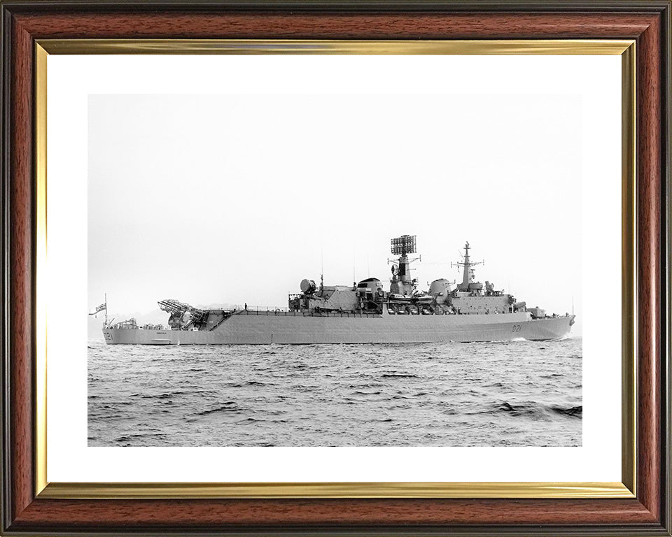 HMS Norfolk D21 Royal Navy County class destroyer Photo Print or Framed Photo Print - Hampshire Prints