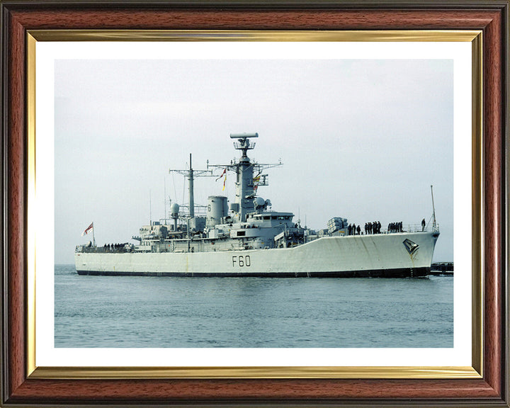 HMS Jupiter F60 Royal Navy Leander class frigate Photo Print or Framed Print - Hampshire Prints