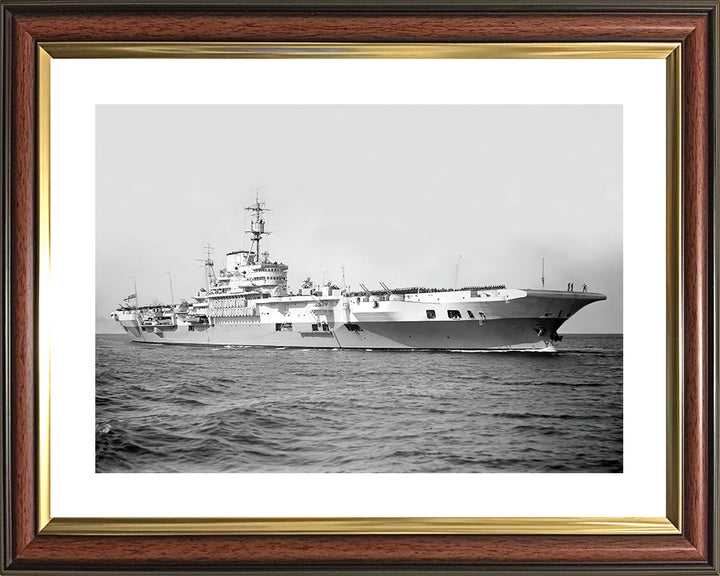 HMS Venerable R63 Royal Navy Colossus class light fleet aircraft carrier Photo Print or Framed Print - Hampshire Prints