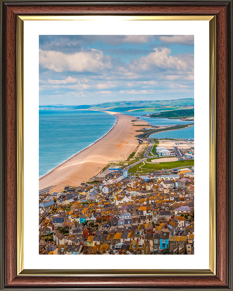 Chesil Beach Weymouth Dorset in summer Photo Print - Canvas - Framed Photo Print - Hampshire Prints