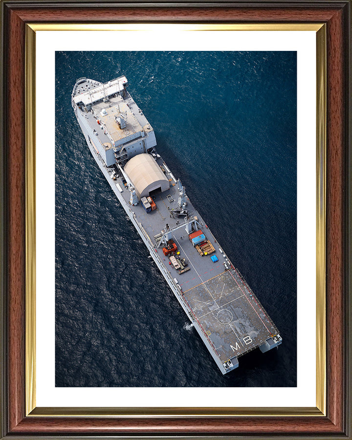 RFA Mounts Bay L3008 Royal Fleet Auxiliary Bay class auxiliary dock landing ship Photo Print or Framed Print - Hampshire Prints