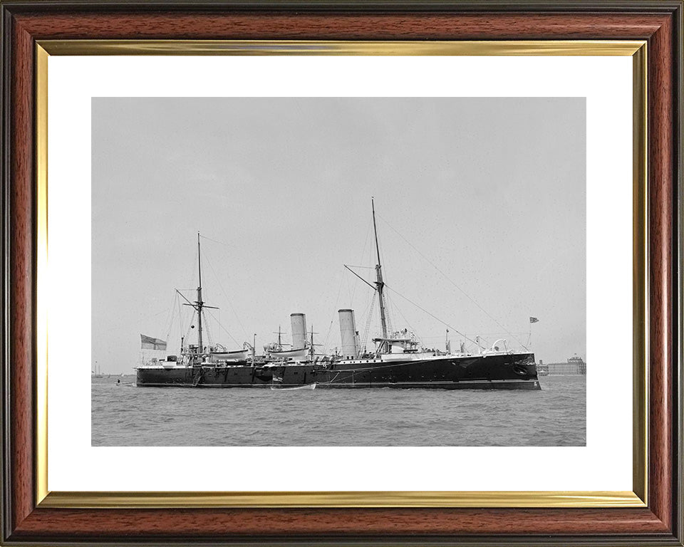 HMS Magicienne 1890 Royal Navy Marathon class Cruiser Photo Print or Framed Print - Hampshire Prints