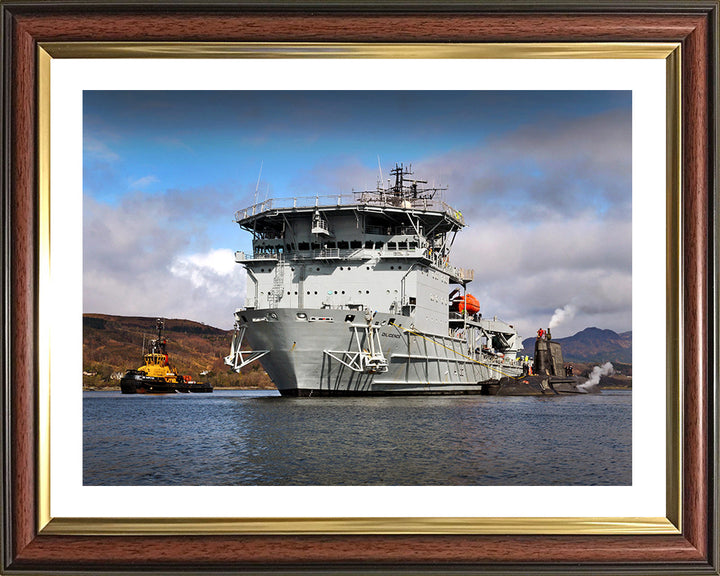 RFA Diligence A132 Royal Fleet Auxiliary forward repair ship Photo Print or Framed Print - Hampshire Prints