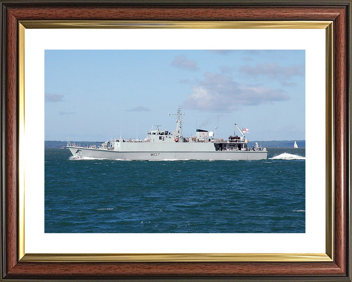 HMS Pembroke M107 Royal Navy Sandown class Mine Hunter Photo Print or Framed Photo Print - Hampshire Prints