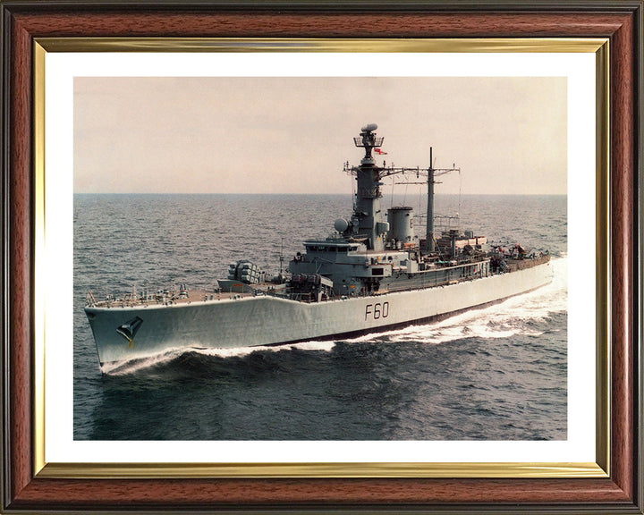 HMS Jupiter F60 Royal Navy Leander class frigate Photo Print or Framed Print - Hampshire Prints