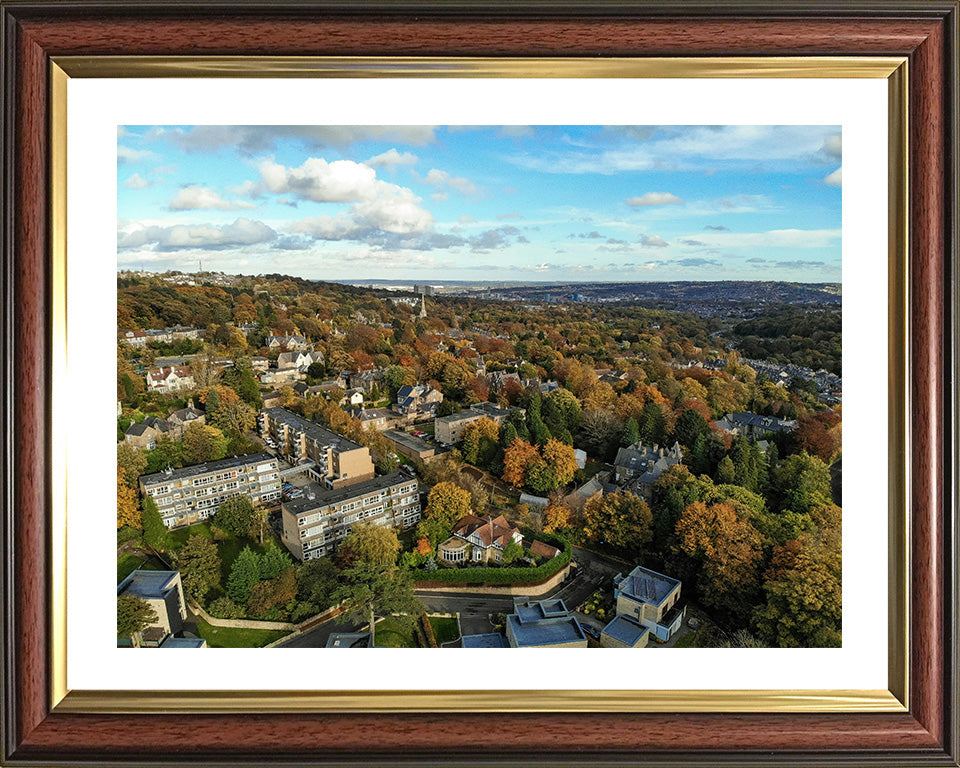 Sheffield Yorkshire from above Photo Print - Canvas - Framed Photo Print - Hampshire Prints