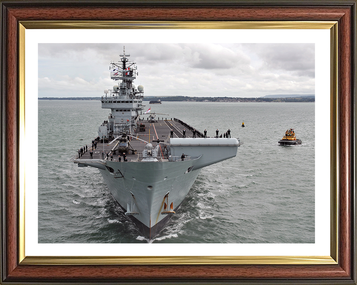 HMS Illustrious R06 | Photo Print | Framed Print | Invincible Class | Aircraft Carrier | Royal Navy