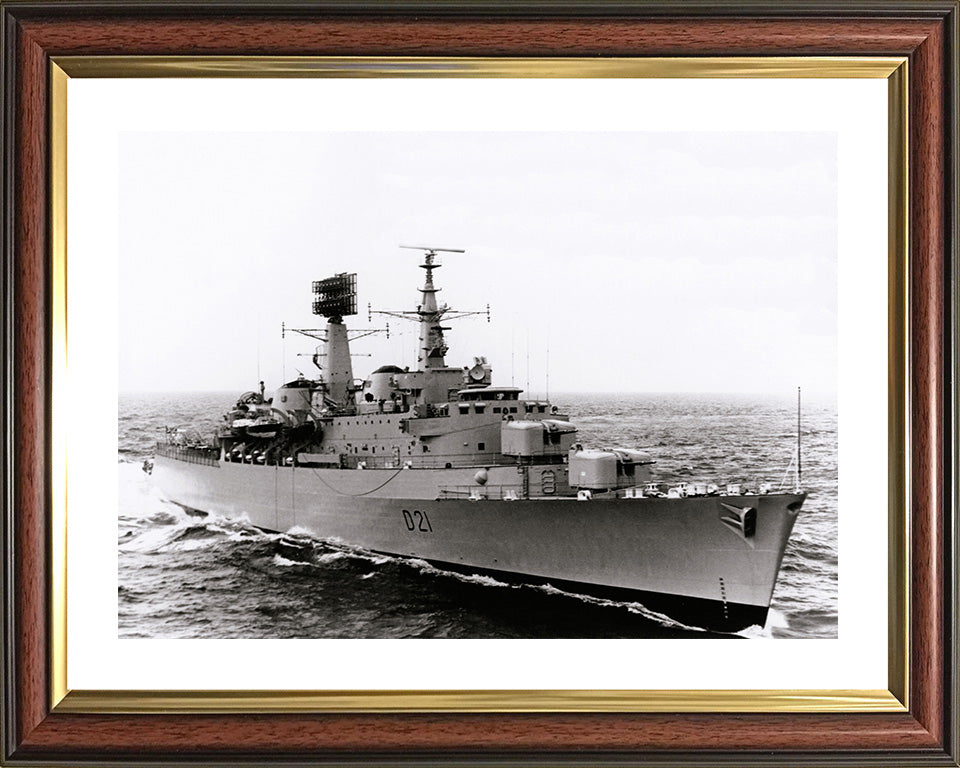 HMS Norfolk D21 Royal Navy County class destroyer Photo Print or Framed Photo Print - Hampshire Prints