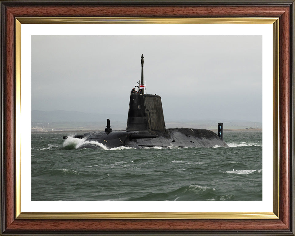 HMS Anson S123 Submarine | Photo Print | Framed Print | Astute Class | Royal Navy