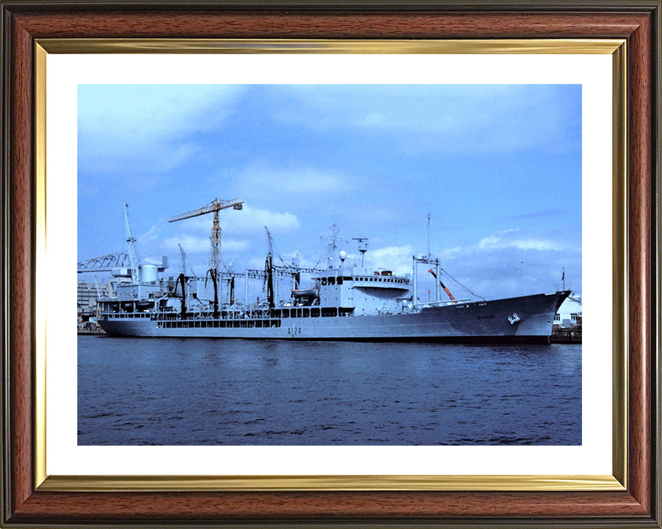 RFA Olmeda A124 Royal Fleet Auxiliary Ol class tanker Photo Print or Framed Print - Hampshire Prints