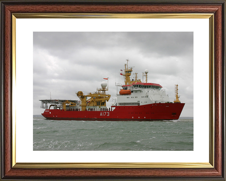 HMS Protector A173 Royal Navy Ice Patrol Ship Photo Print or Framed Print - Hampshire Prints