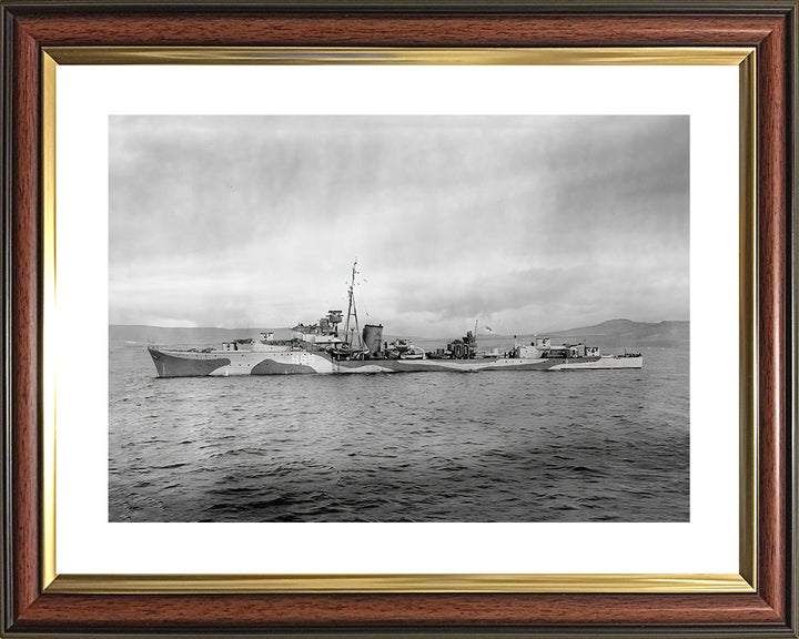 HMS Relentless H85 Royal Navy R-class destroyer Photo Print or Framed Print - Hampshire Prints