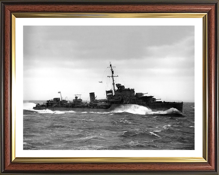 HMS Intrepid D10 Royal Navy I class Destroyer Photo Print or Framed Print - Hampshire Prints