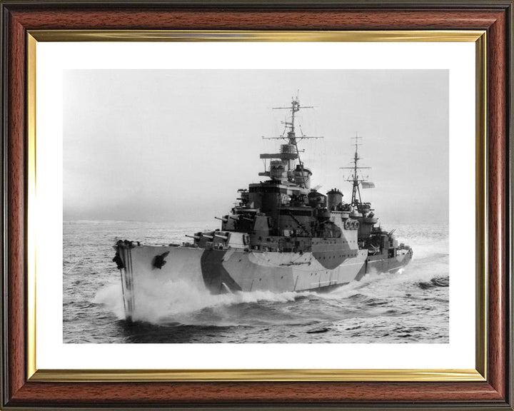 HMS Birmingham C19 Royal Navy Town class light cruiser Photo Print or Framed Print